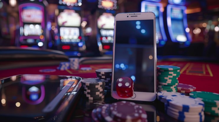 Filipino player enjoying online bingo on a mobile phone